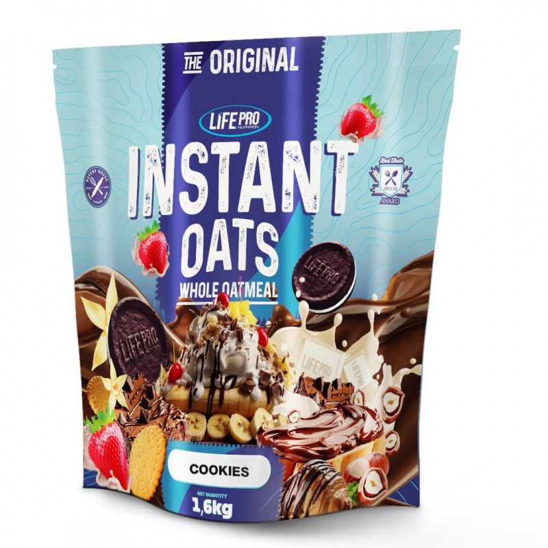 Life Pro Instant Oats 1.6kg Cookies choco dips