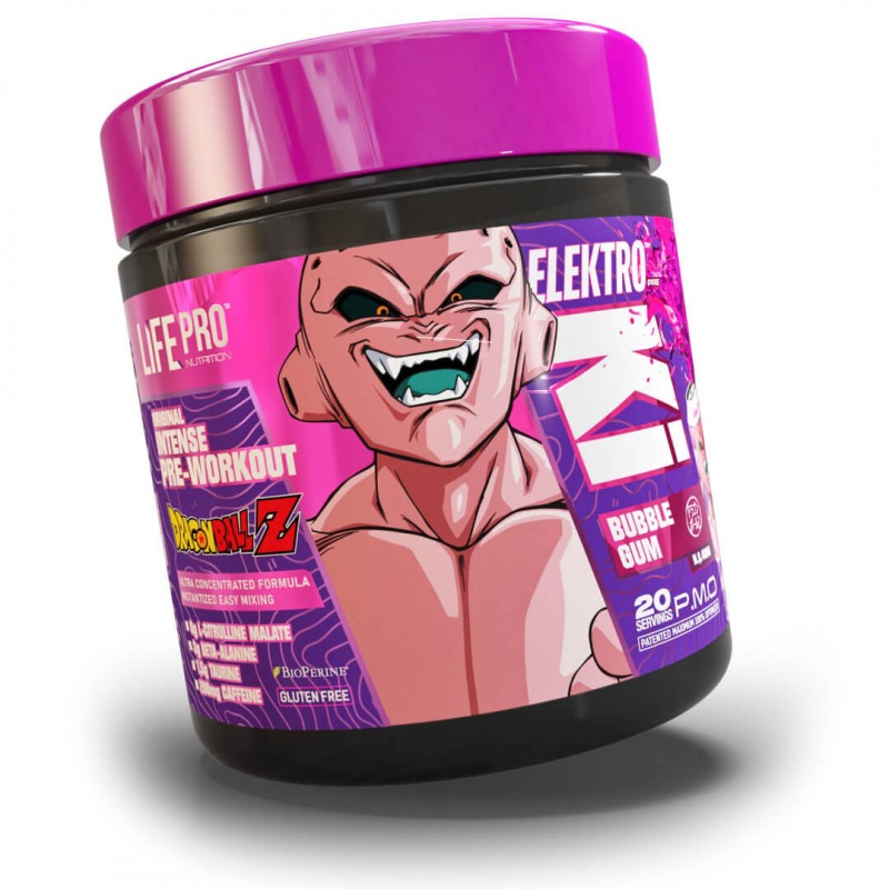 Preentreno Life Pro Elektro cafein free Dragon Ball Z Limited Edition 400g bubble gum