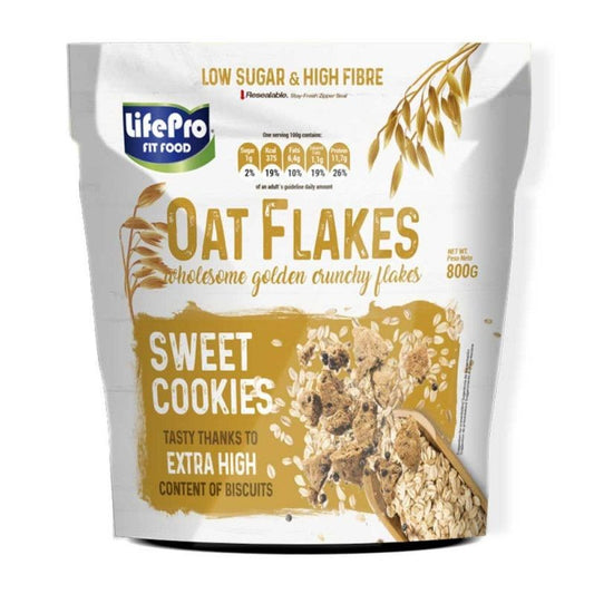 Life Pro Fit Food Copos De Avena 800g COOKIES