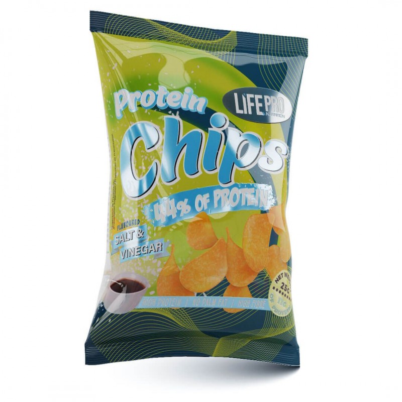 Life Pro Fit Food Protein Chips 25g SALT&VINEGAR